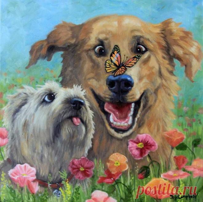 Животные в картинах художницы Joy Campbell - 18 Февраля 2014 - Photo life