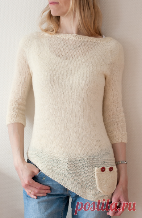 Вязаный пуловер 5200K | ДОМОСЕДКА