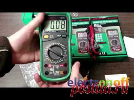 Цифровые мультиметры MY70, MY74, MY75 MASTECH. Обзор от Electronoff.ua