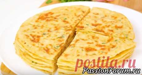 Хычины: лепешки на кефире с начинкой из сыра, картошки и зелени | Кулинария
https://youtu.be/JKz3k525GXc