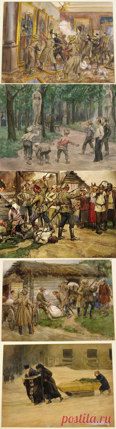 Зарисовки времен Гражданской войны.