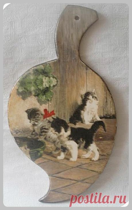ДЕКУПАЖ:Лакированная поверхность. Много полезных советов