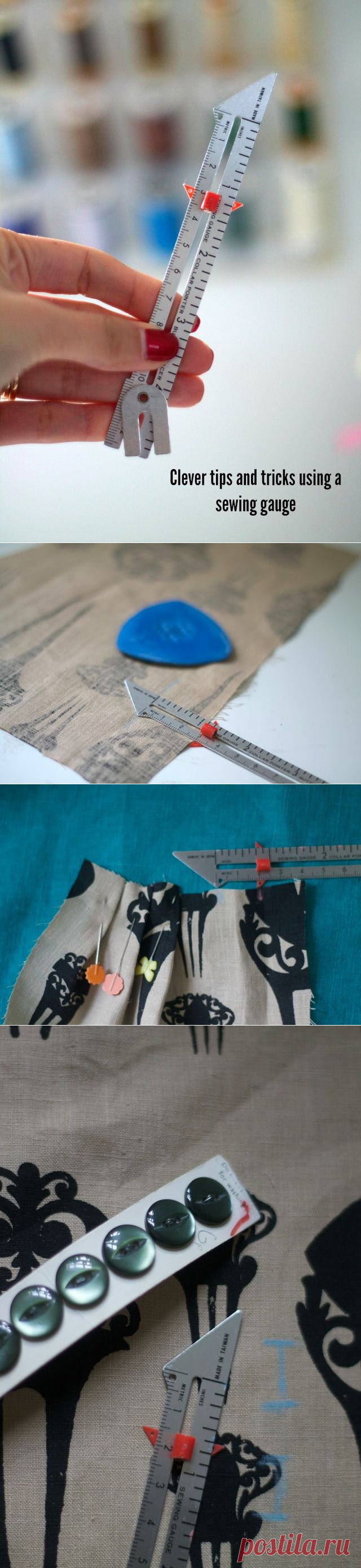 Clever tips and tricks using a sewing gauge | House of Pinheiro | Bloglovin’