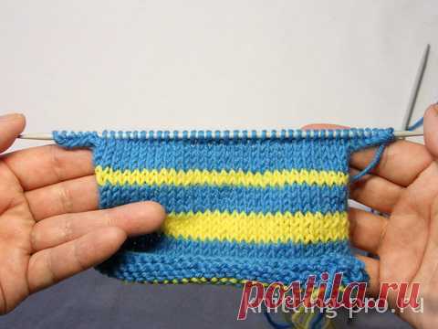 Прибавление одной или несколько петель в начале и в конце ряда - knitting-pro.ru - От азов к мастерству