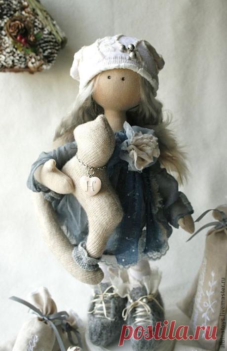 Compre Ninel. Têxtil Collectible boneca anjo. - Azul, boneca, boneca de anjo boneca coleção