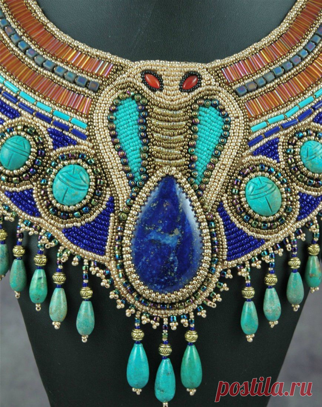 Contents of... off... - Египетские оплечья из камней и бисера