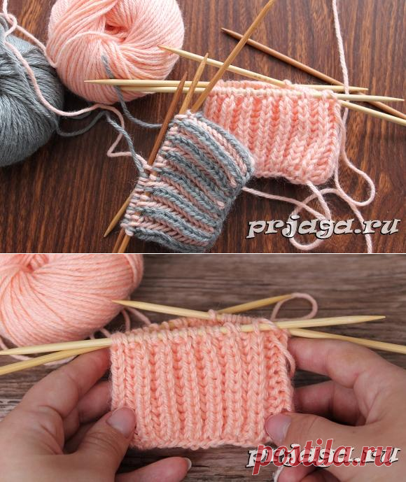 Английская резинка при круговом вязании