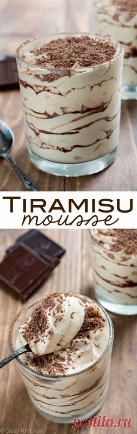 Easy Tiramisu Mousse - Crazy for Crust