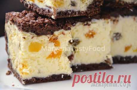 Сырник с изюмом и курагой (в духовке)