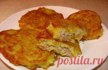 Деруны с мясом / Удивительная еда!