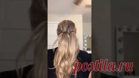 Easy Low Bun Updo Hack #shorts Posted this last year and it’s still my favorite way to do a low bun updo! #shorts