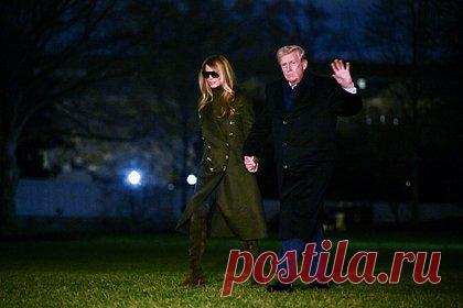 Трамп вышел к журналистам с пластырем на запястье