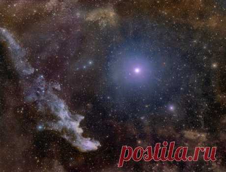 Ригель и туманность Голова Ведьмы / Интересный космос