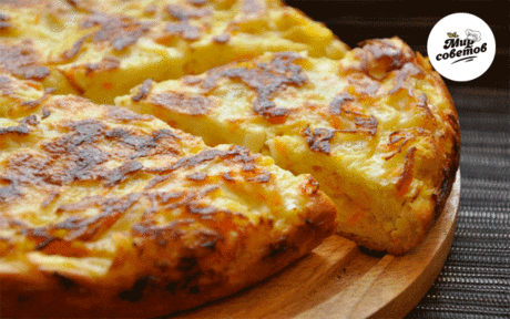 ПИРОГ "ШАРЛОТКА С КАПУСТОЙ"