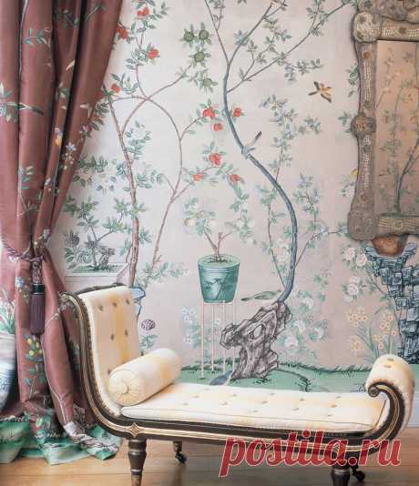 Роскошные обои De Gournay