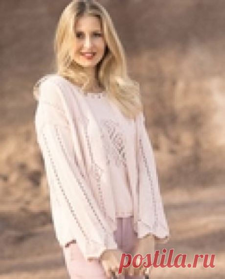 Женственный комплект-двойка нежно-розового цвета спицами!