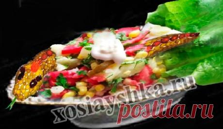 Салат картофельный с кукурузой | Сударушка успешная и современная