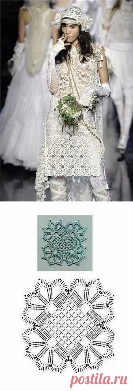 Туника из квадратов..