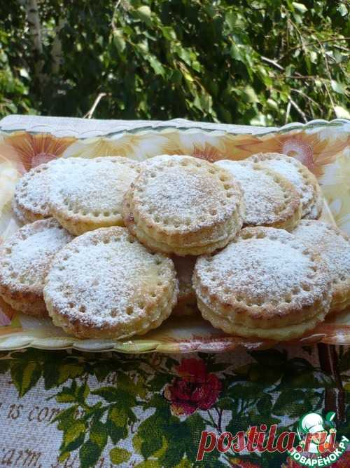 Творожное печенье с джемом – кулинарный рецепт