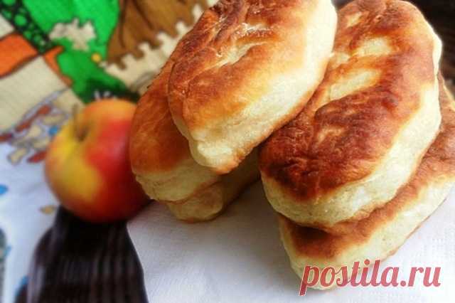 Жареные пирожки с яблоками — Д а ч а