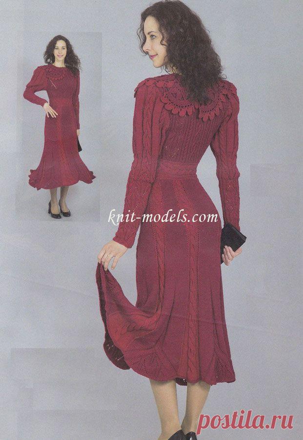 Длинное платье-годе