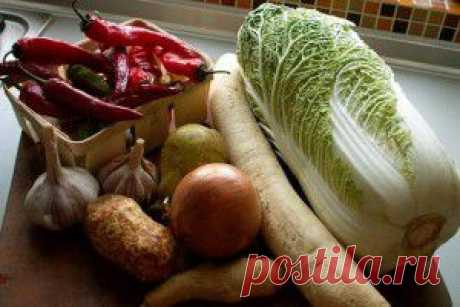 Заготовка пекинской капусты