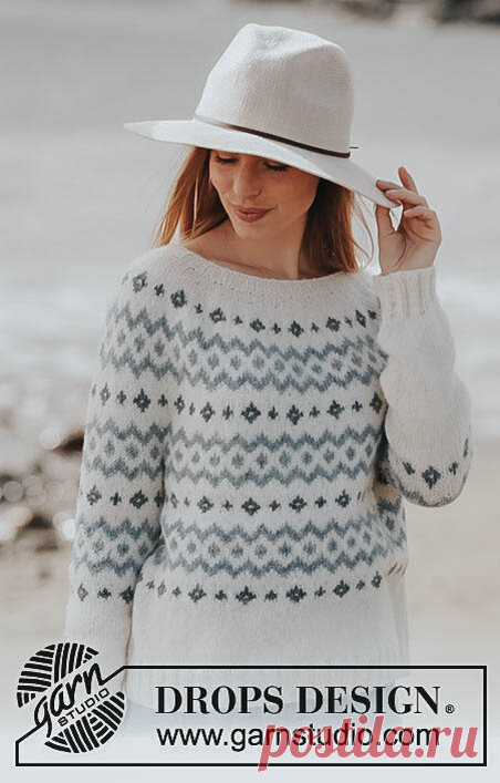 Женский джемпер с круглой кокеткой и жаккардом.
Размеры: S-M-L-XL-XXXL.