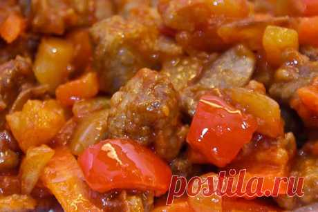 Мясо приготовленное в китайском стиле — Домашний уют