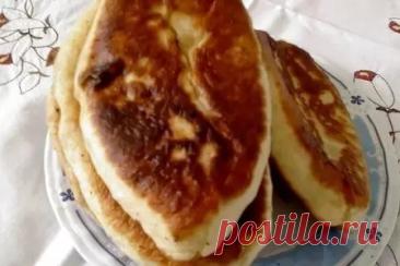 Пирожки на сковородке монастырские лапти - рецепт