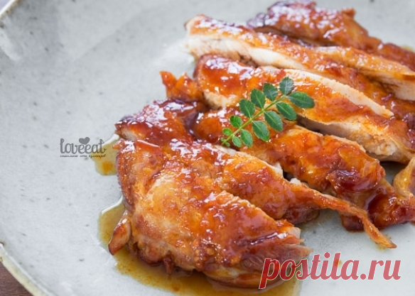 Пикантная и очень хрустящая курочка