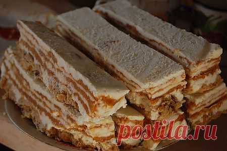 Абрикосовый торт-мороженое.