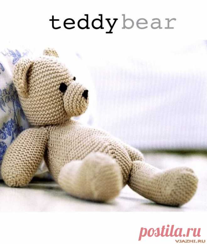 Mишка Teddy (спицы)