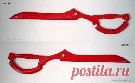 Kill la Kill Scissor Blade Sword Papercraft 2 This is it! Ryuko Matoi's Scissor Blade Sword from the anime Kill la Kill. I wanted to do a papercraft sword from a long time ago,but I just couldn't pick a favorite one to craft. I first saw this ...