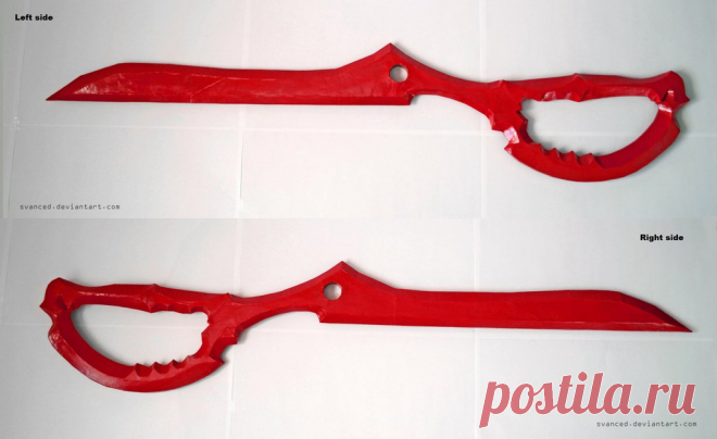 Kill la Kill Scissor Blade Sword Papercraft 2 This is it! Ryuko Matoi's Scissor Blade Sword from the anime Kill la Kill. I wanted to do a papercraft sword from a long time ago,but I just couldn't pick a favorite one to craft. I first saw this ...