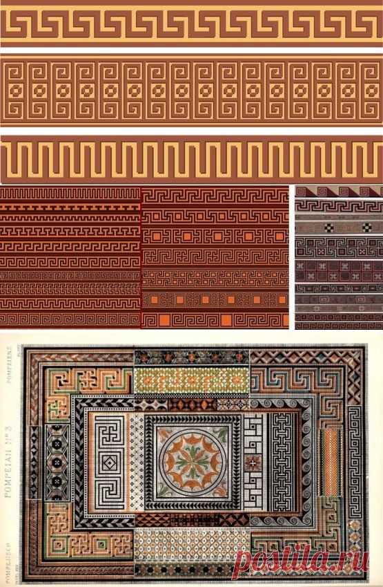 Геометрические принты. Меандр.