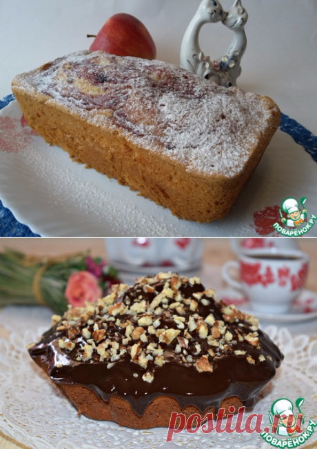 Два простых и очень вкусных кекса.