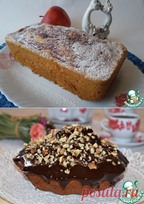 Два простых и очень вкусных кекса.