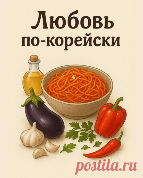 Восточная магия на вашей кухне! Пикантные корейские овощные закуски покоряют с первого укуса!


Морковь по-корейски 
1. Морковь натри на длинной тёрке для корейских салатов.
2. Добавь соль, сахар, кориандр и перцы — перемешай и слегка помни руками.
3. Разогрей масло на сковороде, добавь к нему измельчённый чеснок, прогрей несколько секунд и вылей горячее масло на морковь.
4. Влей уксус, тщательно перемешай.
5. Накрой крышкой и оставь в холодильнике минимум на 3–4 часа, луч...