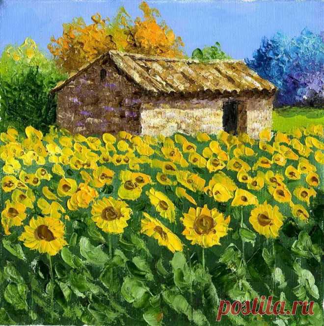 Буйство красок. Художник Jean Marc Janiaczyk