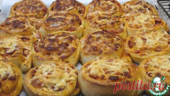 Пицца-роллы Кулинарный рецепт