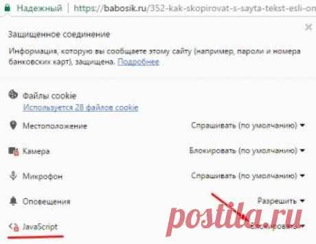 Как скопировать текст с сайта который защищён от копирования