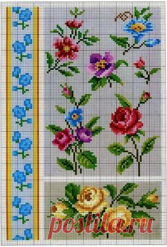 Berlin woolwork charts, part 2... no color chart available, just use pattern chart as your color guide.