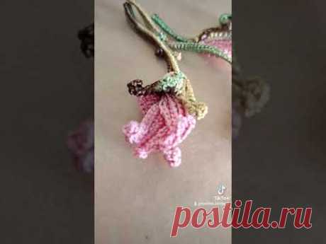 #crochet #bynchik #handmade #irishlace #crochetflower #tutorial #art #diy #rose