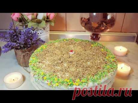 Торт Ореховый с Медовыми Коржами на День Рождения