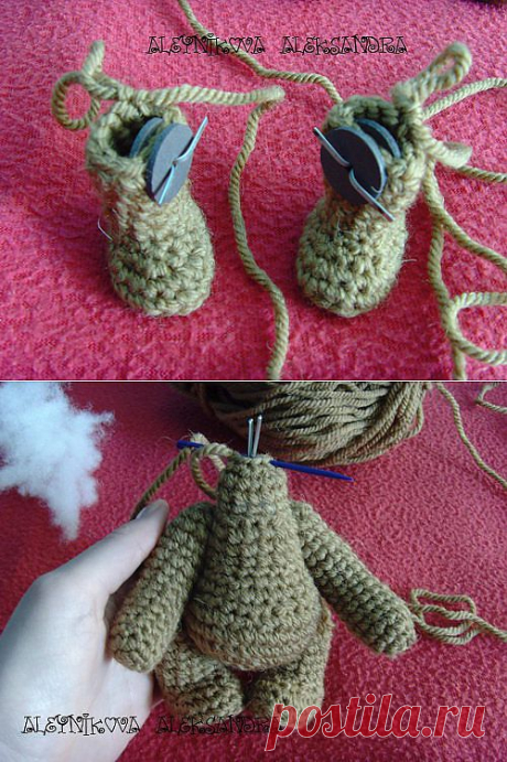 МК шплинтовое крепление деталей игрушки. - Ярмарка Мастеров - ручная работа, handmade