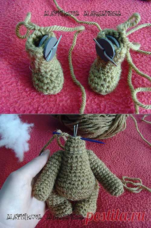 МК шплинтовое крепление деталей игрушки. - Ярмарка Мастеров - ручная работа, handmade