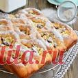 Пирог разборный с творогом и изюмом Кулинарный рецепт