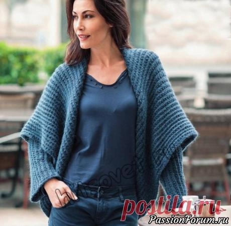 Жакет спицами для начинающих - запись пользователя Лисик (Светлана) в сообществе Вязание спицами в категории Вязание для женщин спицами. Схемы вязания спицами