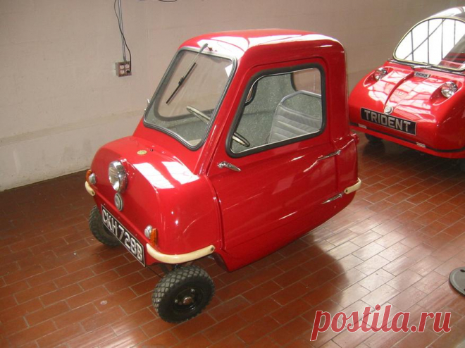 Peel P50: самый маленький серийный автомобиль в мире, который благодаря своим размерам даже попал в книгу рекордов Гиннесса / Авто и транспорт / iXBT Live