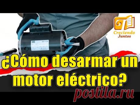 Cómo desarmar un motor eléctrico?